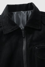 Men's Corduroy Jacket - Jet Black