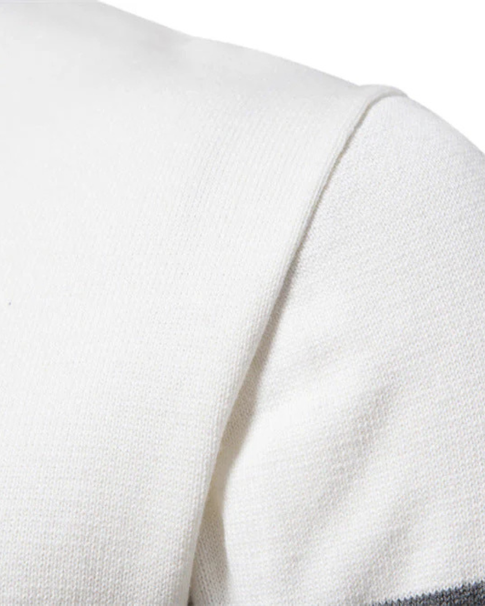 Frederico Cotton Patterned Zip Sweater