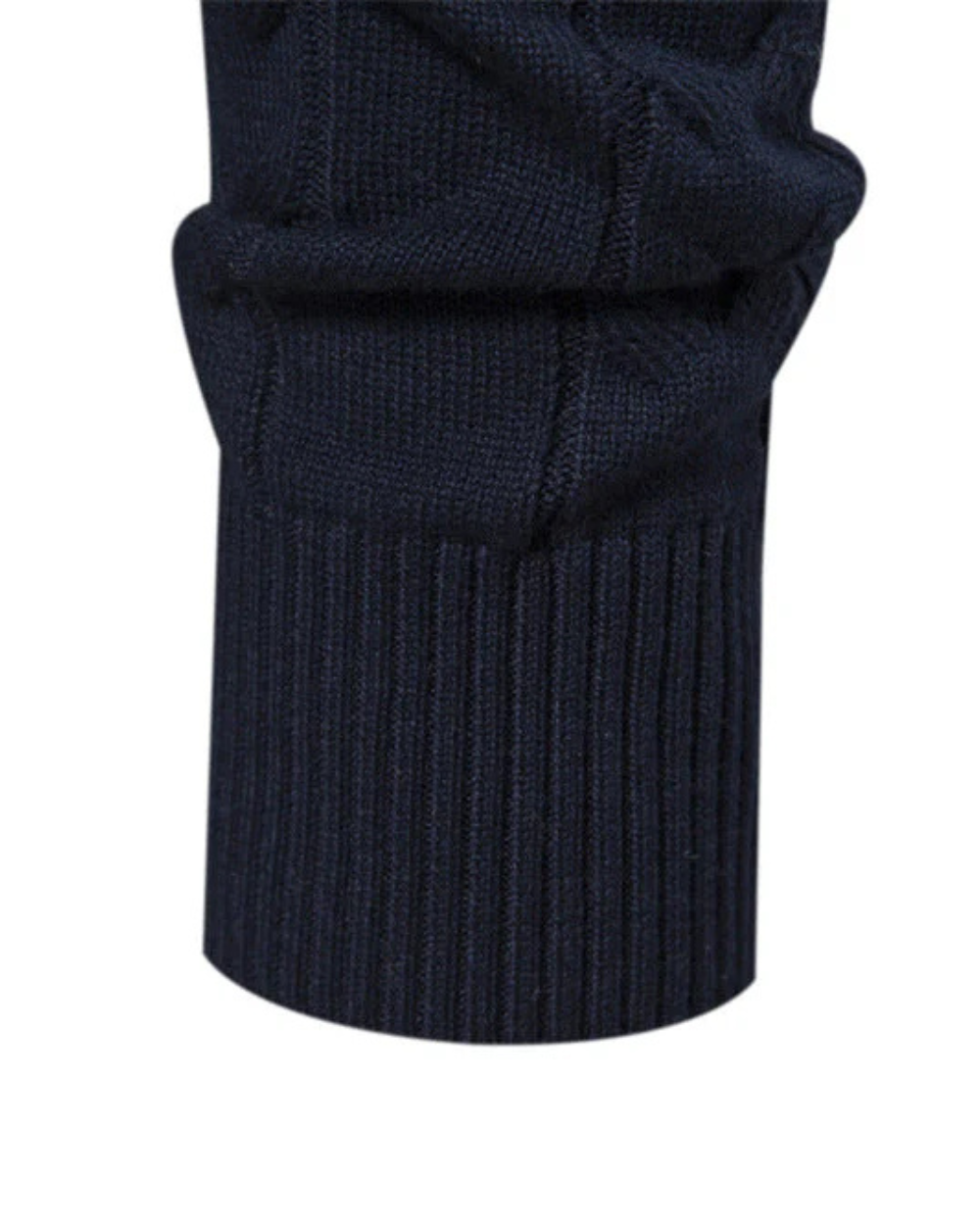 Frederico Cotton Patterned Zip Sweater