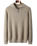 Portofino Cashmere Half-Zip Sweater