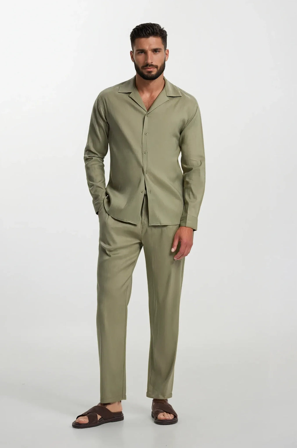 Olive Trousers