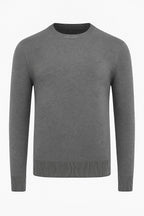 Men's Classic Crew Neck Pullover Sweater - Grey