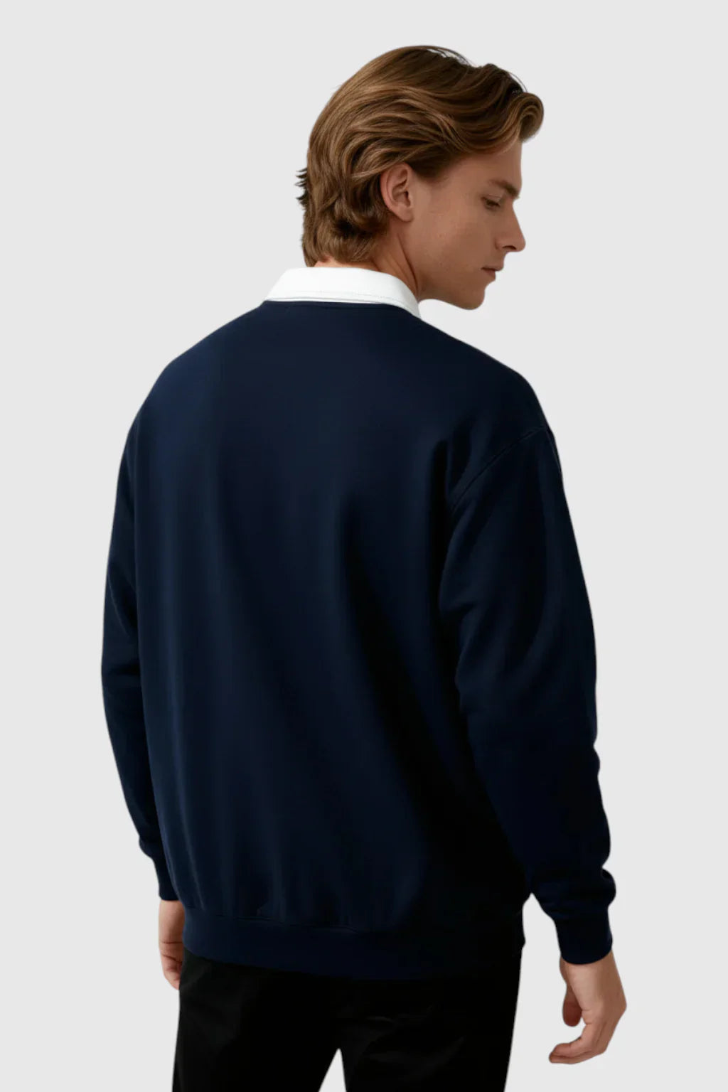 The Contrast Polo - Dark Blue