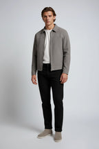 Gray Suede Men's Jacket
