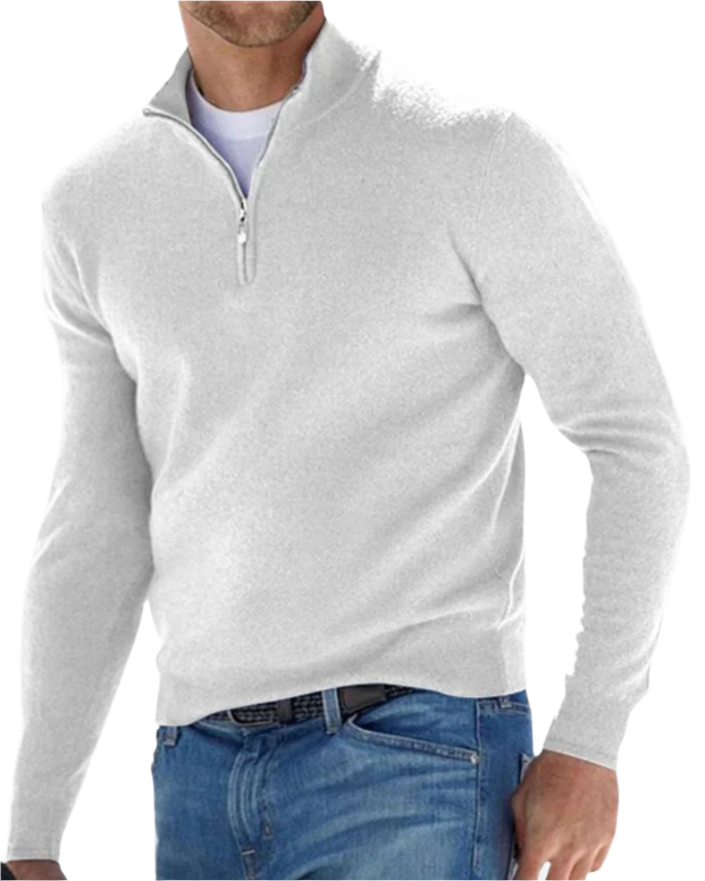 Elegant Zip Sweater