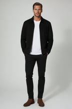 Black Suede Men's Jacket