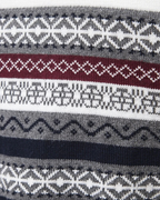 Frederico Cotton Patterned Zip Sweater