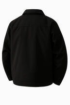 Lightweight Twill Men's Jacket - Black