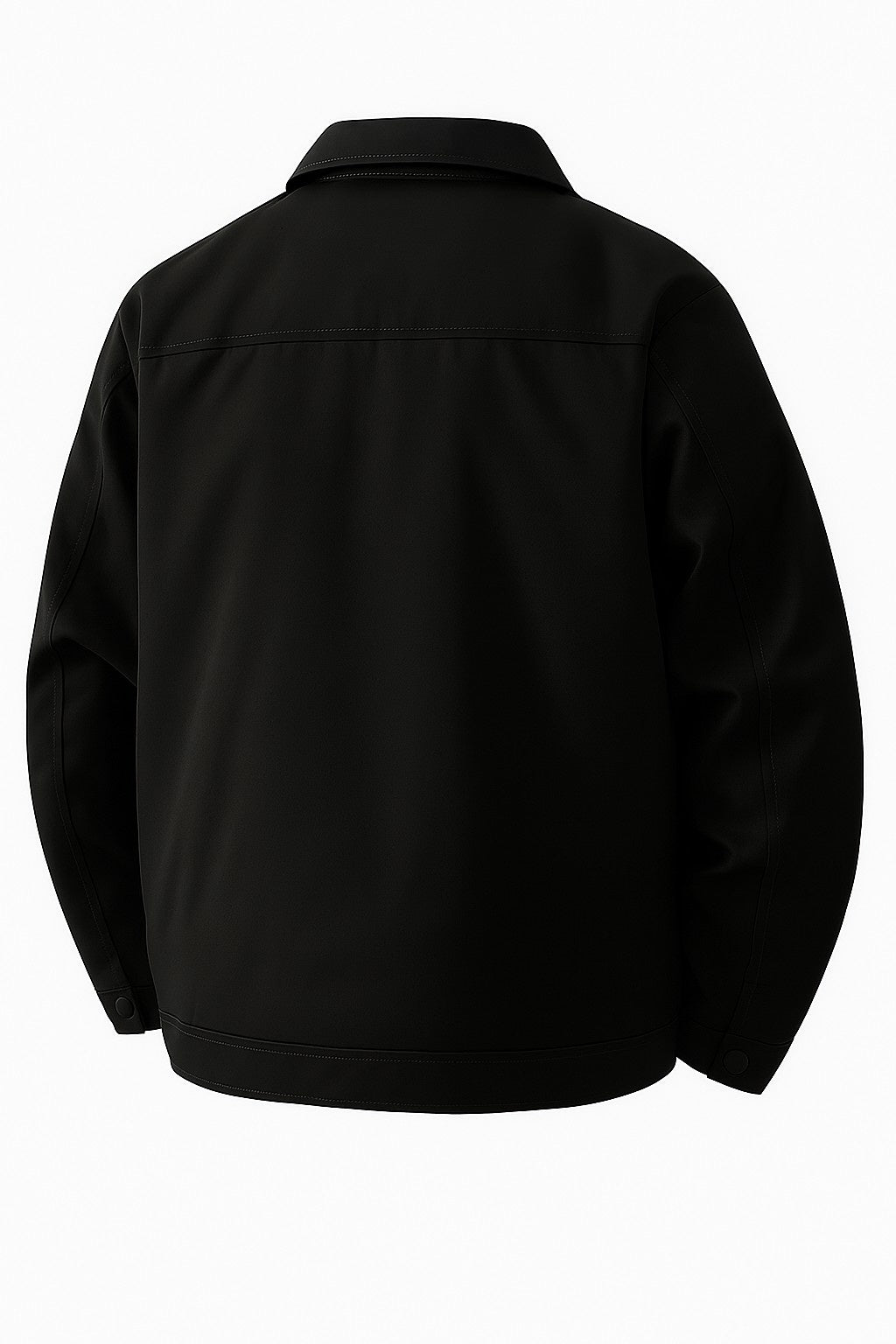 Lightweight Twill Men's Jacket - Black
