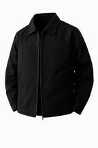 Lightweight Twill Men's Jacket - Black
