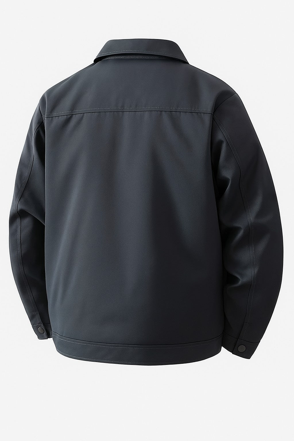 Lightweight Twill Men's Jacket - Dark Grey