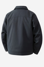 Lightweight Twill Men's Jacket - Dark Grey