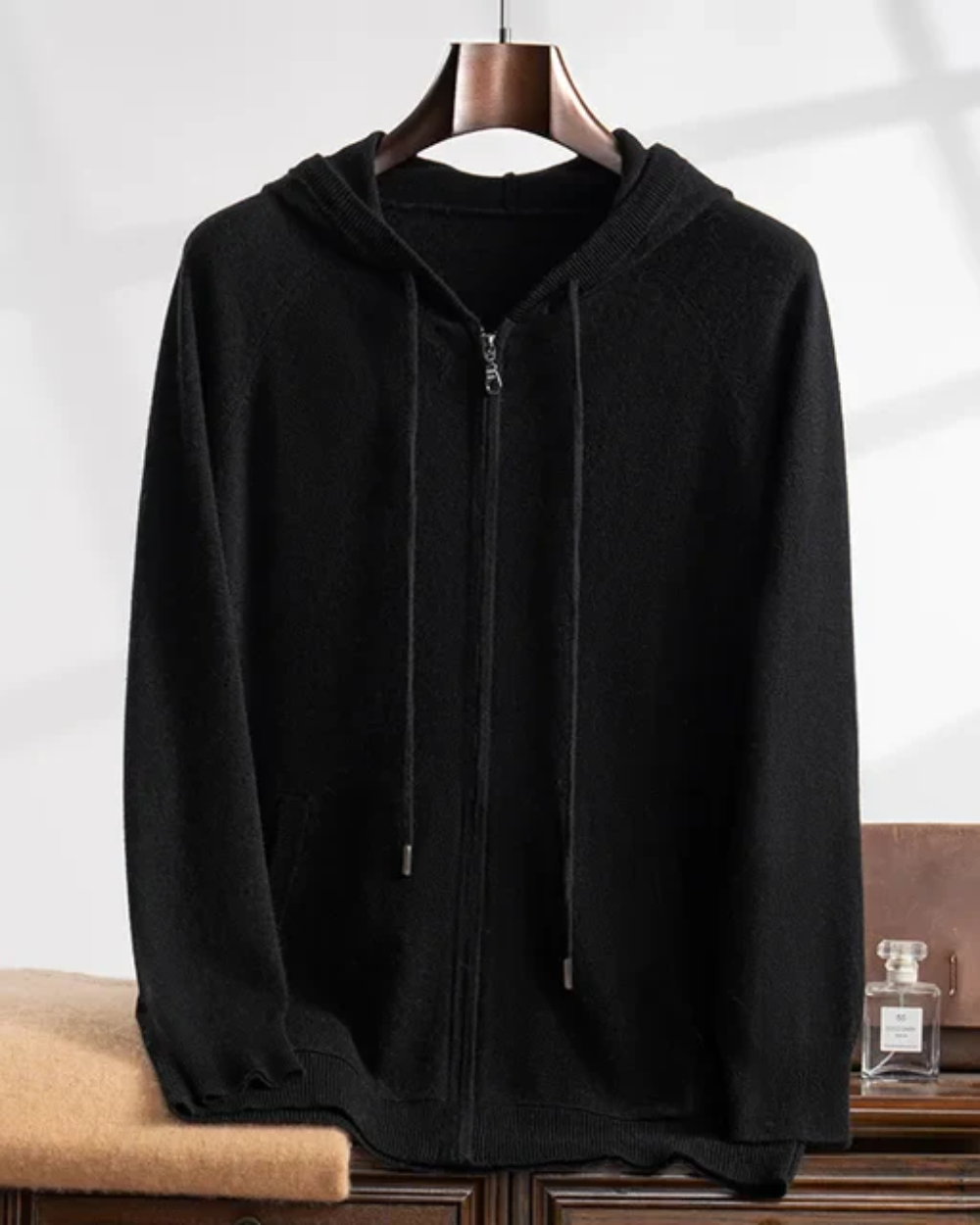 Courchevel Cashmere Hooded Cardigan