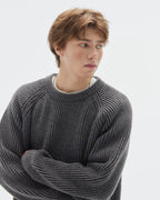 The Ribbed Crewneck