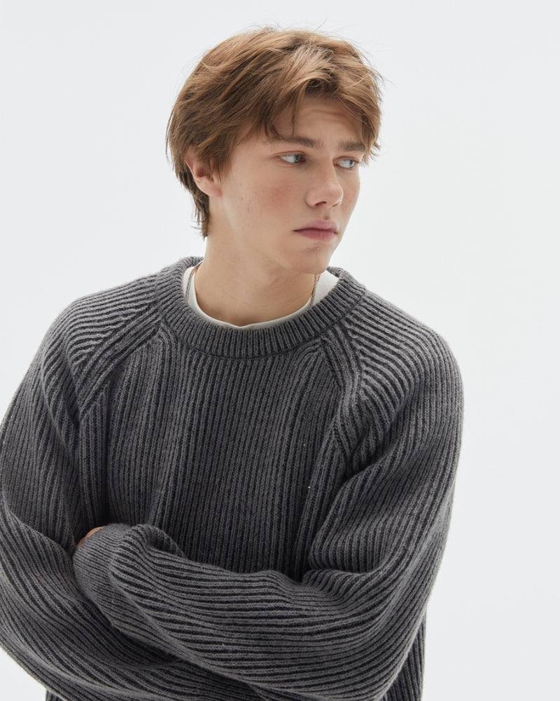 The Ribbed Crewneck