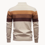 Elegant Cotton Zip Sweater