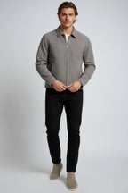 Gray Suede Men's Jacket