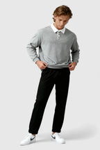 The Contrast Polo — Grey