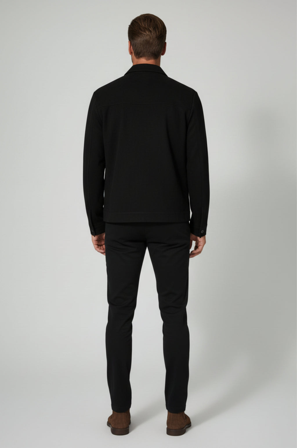 Black Suede Men's Jacket