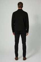 Black Suede Men's Jacket