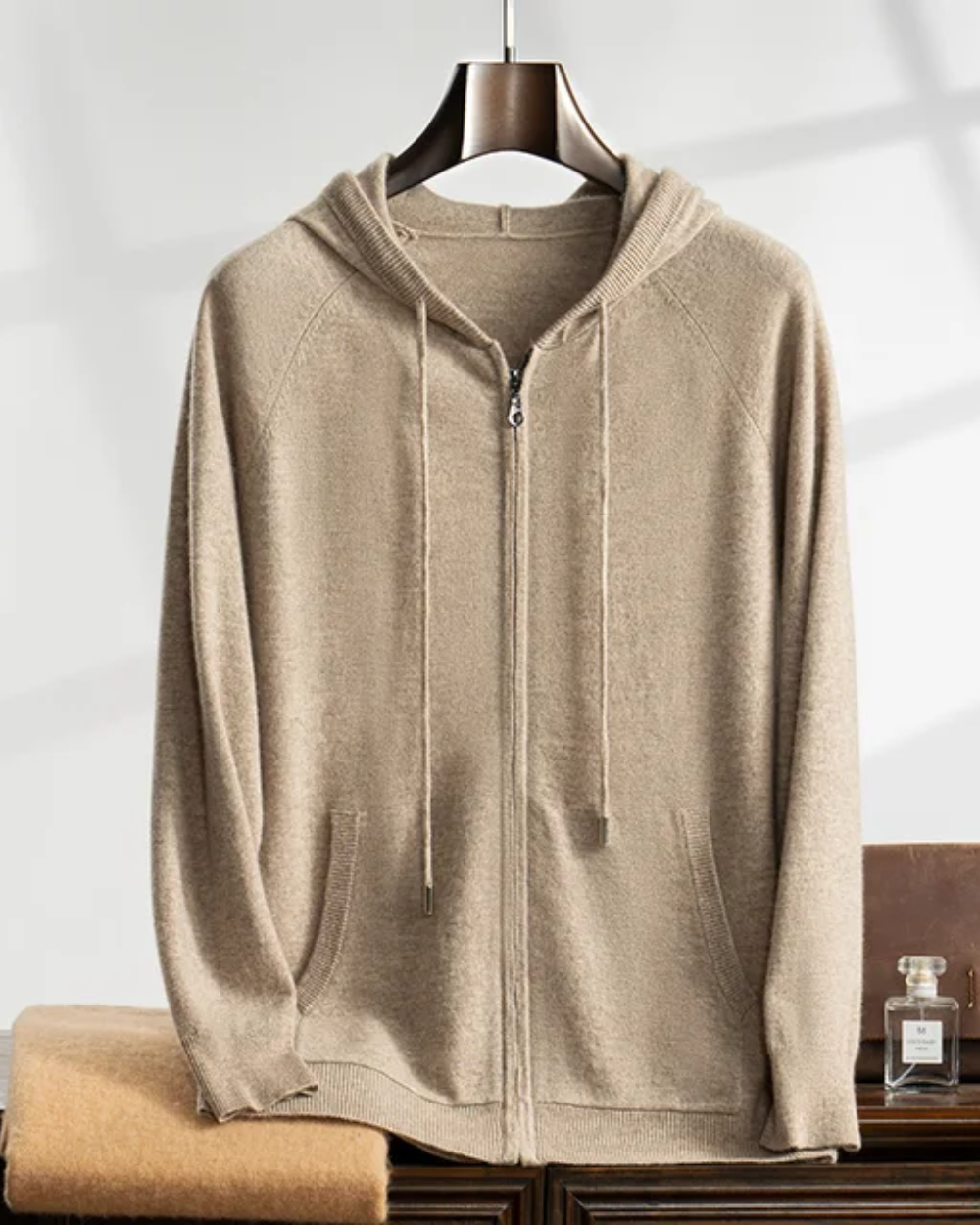 Courchevel Cashmere Hooded Cardigan