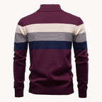 Elegant Cotton Zip Sweater