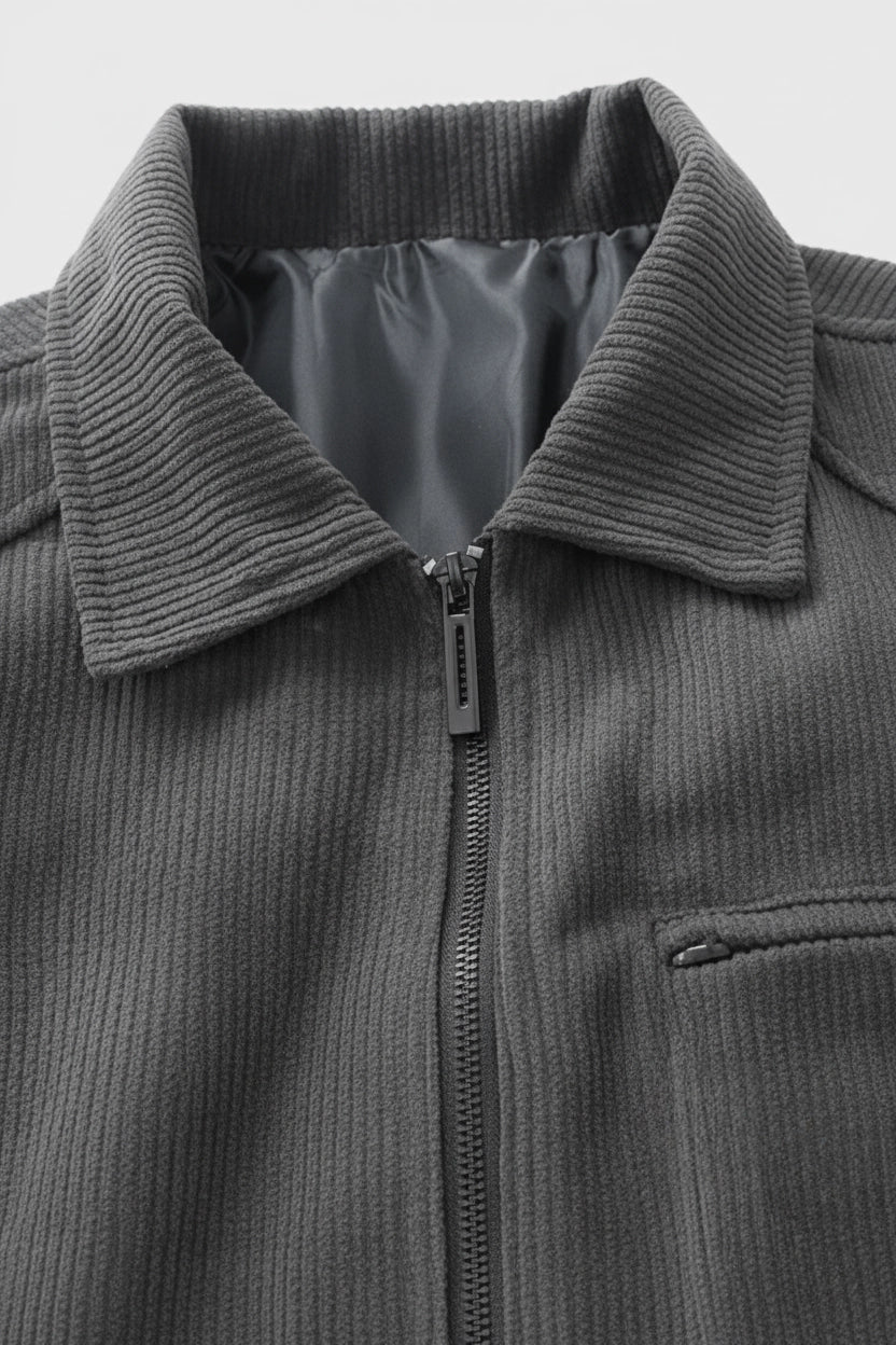Men's Corduroy Jacket - Grey