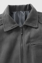 Men's Corduroy Jacket - Grey