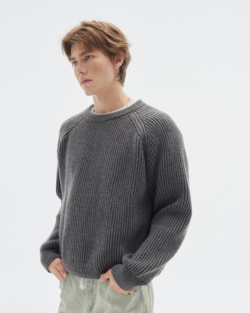 The Ribbed Crewneck