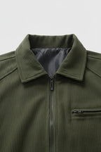 Men's Corduroy Jacket - Army Green