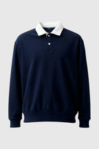 The Contrast Polo - Dark Blue