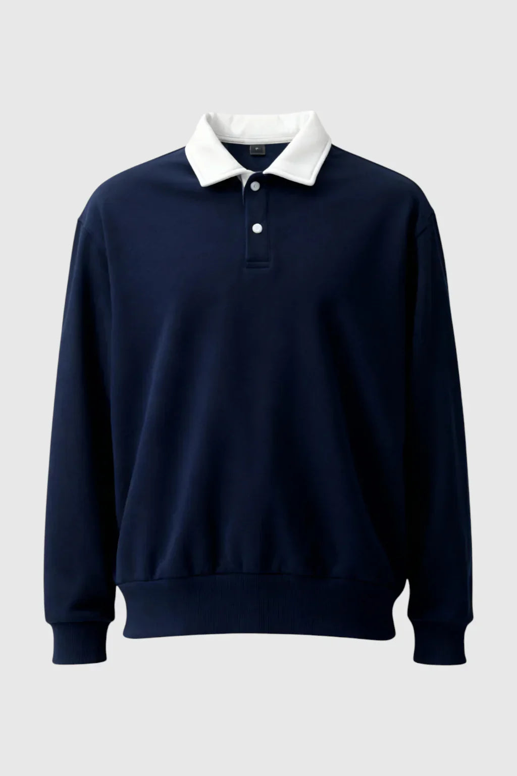 The Contrast Polo - Dark Blue