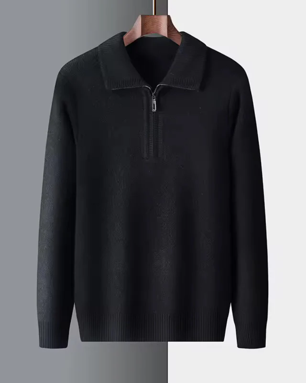 Gstaad Cashmere Quarter-Zip Sweater