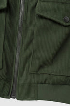 Men's Corduroy Jacket - Army Green
