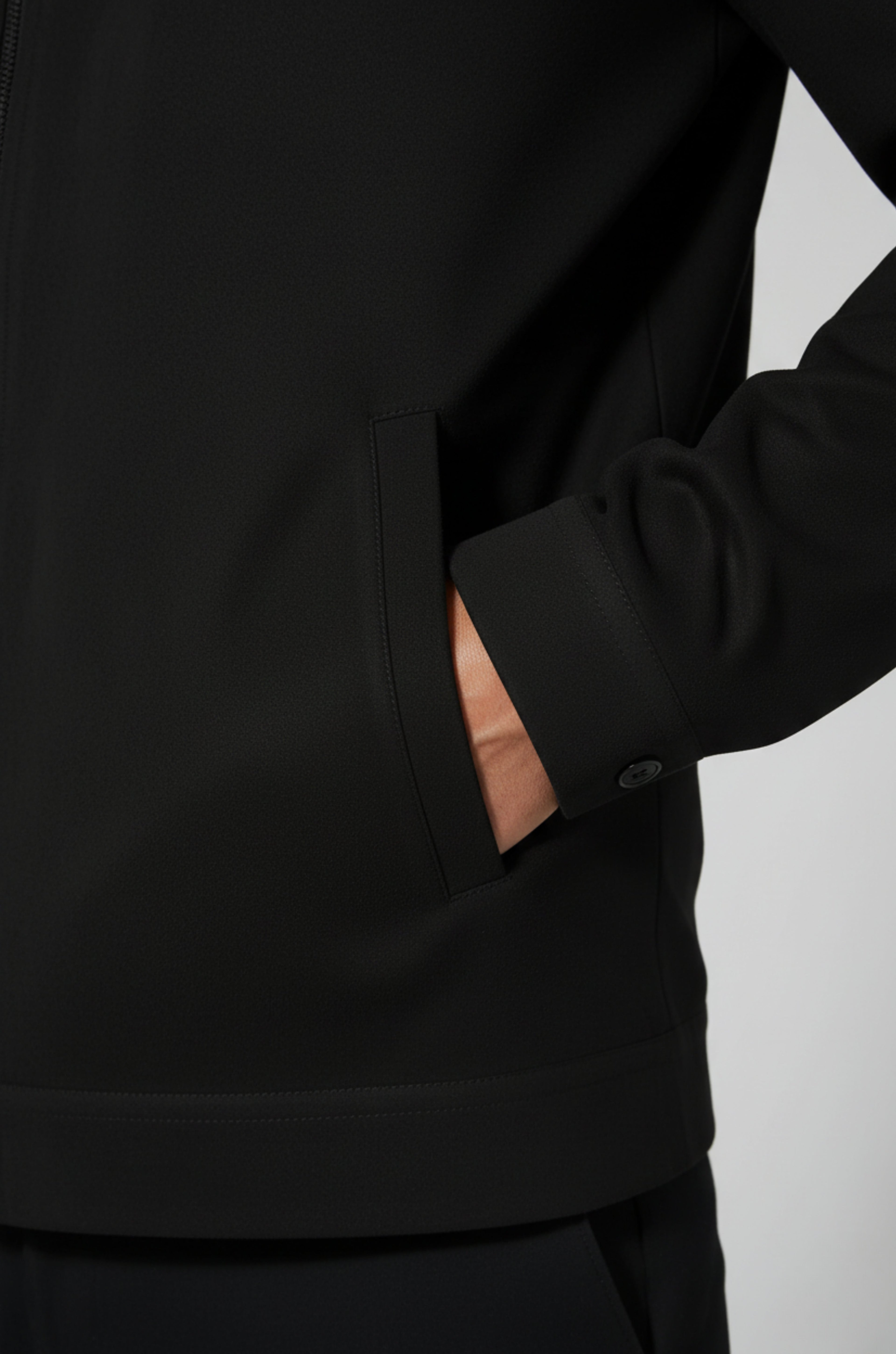 Black Suede Men's Jacket