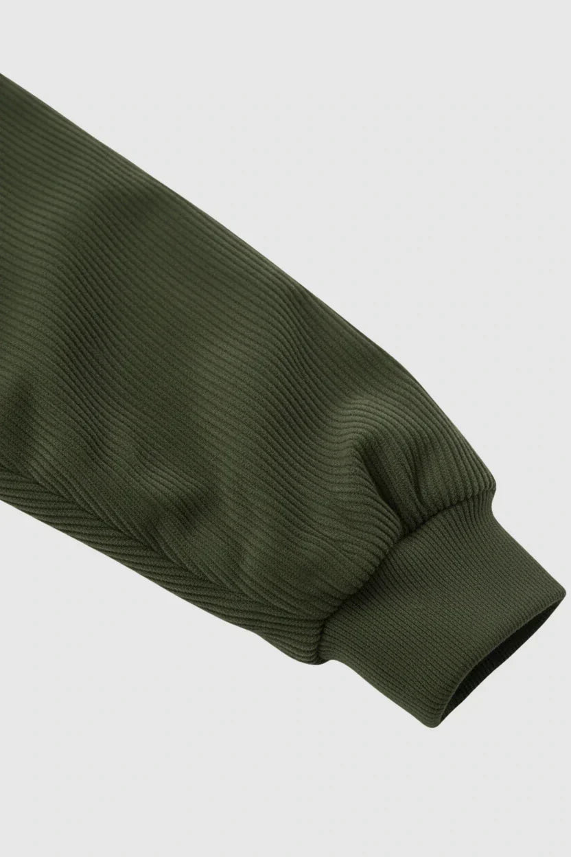 Men's Corduroy Jacket - Army Green