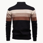 Elegant Cotton Zip Sweater