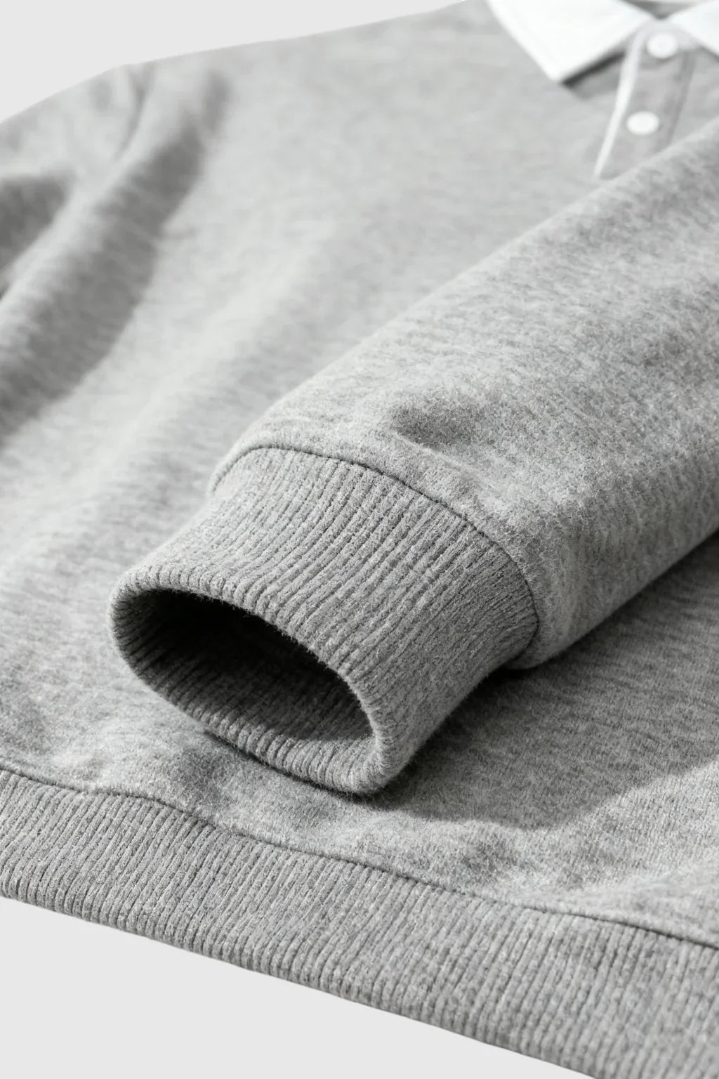 The Contrast Polo — Grey