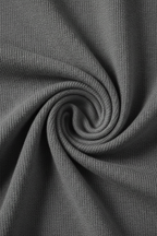 Men's Half-Zip Sweater with Stand Collar - Grey