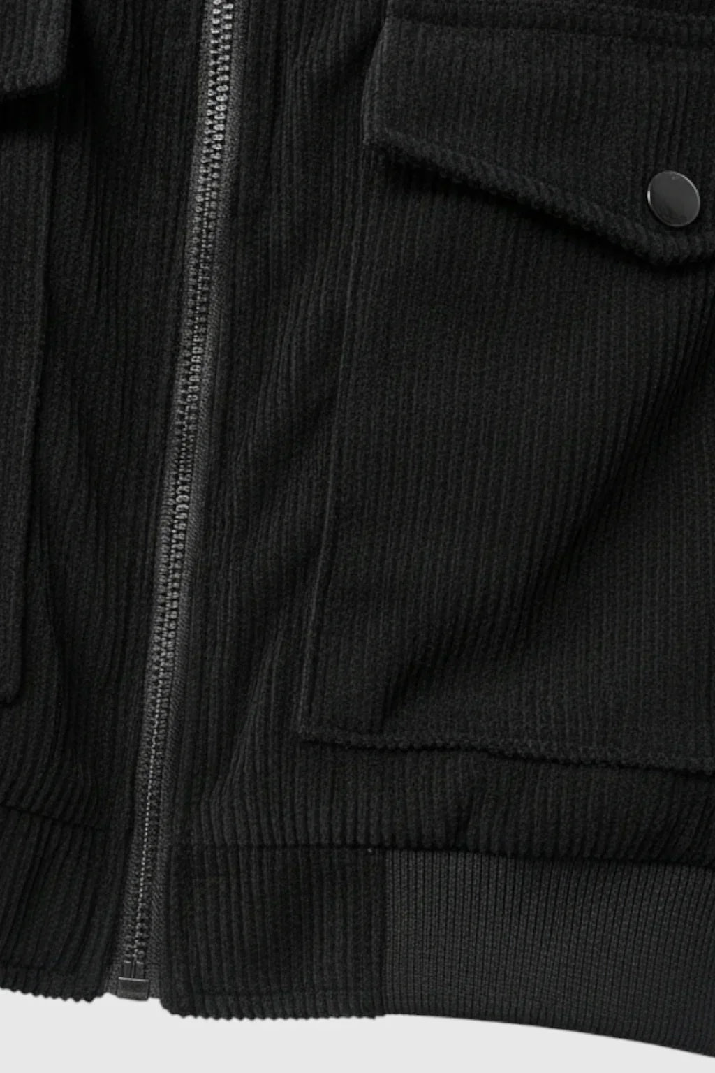 Men's Corduroy Jacket - Jet Black