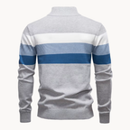 Elegant Cotton Zip Sweater