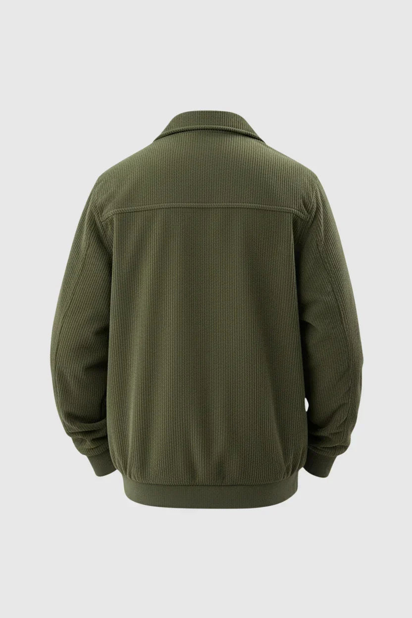 Men's Corduroy Jacket - Army Green