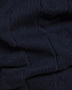 Frederico Cotton Patterned Zip Sweater