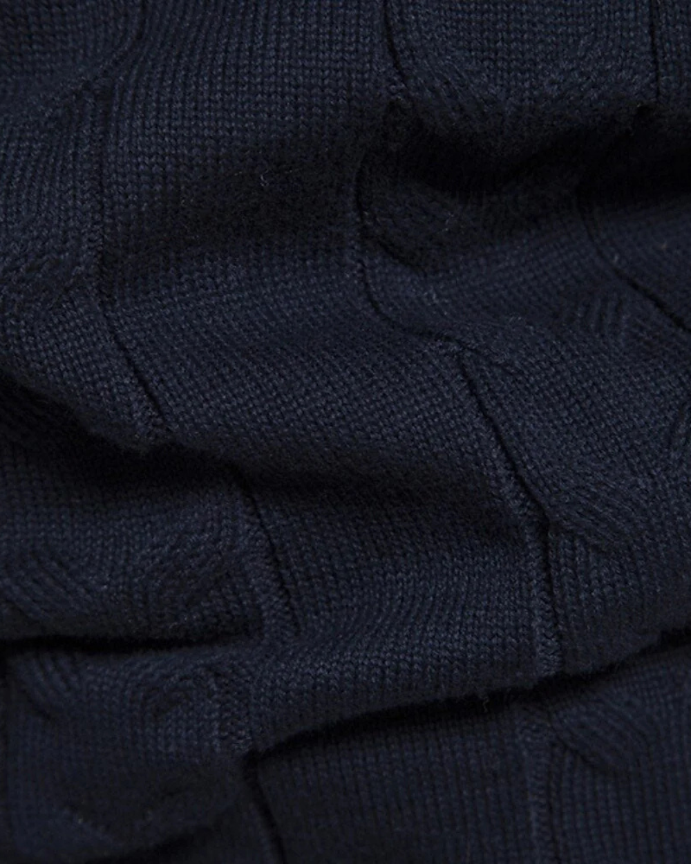 Frederico Cotton Patterned Zip Sweater
