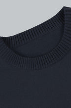 Men's Classic Crew Neck Pullover Sweater - Navy Blue
