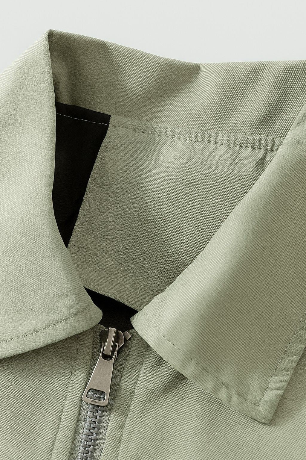 Lightweight Twill Men's Jacket - Pea Green