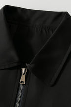 Lightweight Twill Men's Jacket - Black