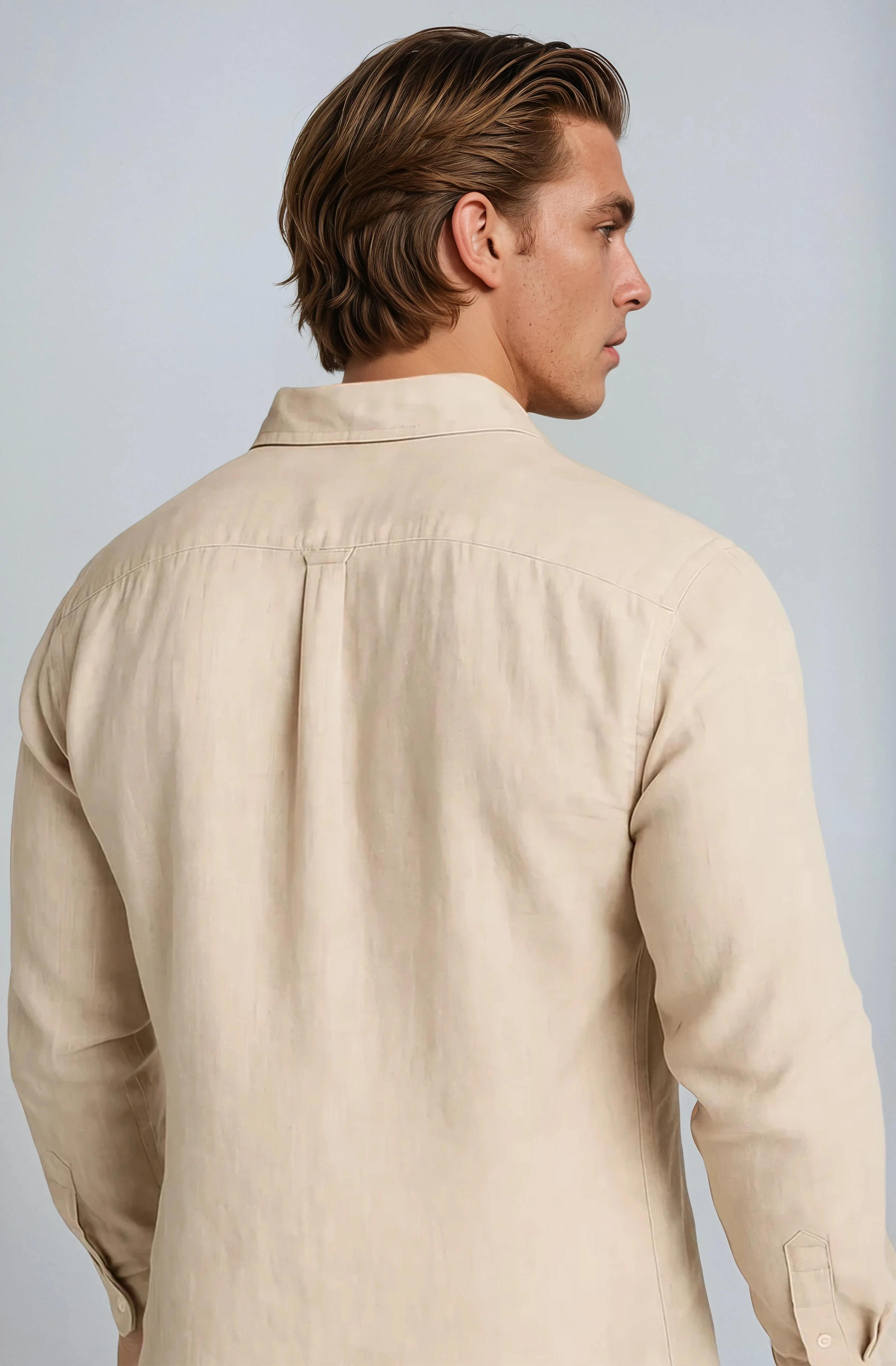 Monaco Linen Shirt - Sand