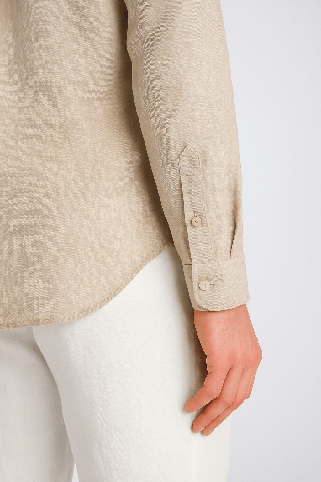 Monaco Linen Shirt - Sand