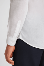 Monaco Linen Shirt - White